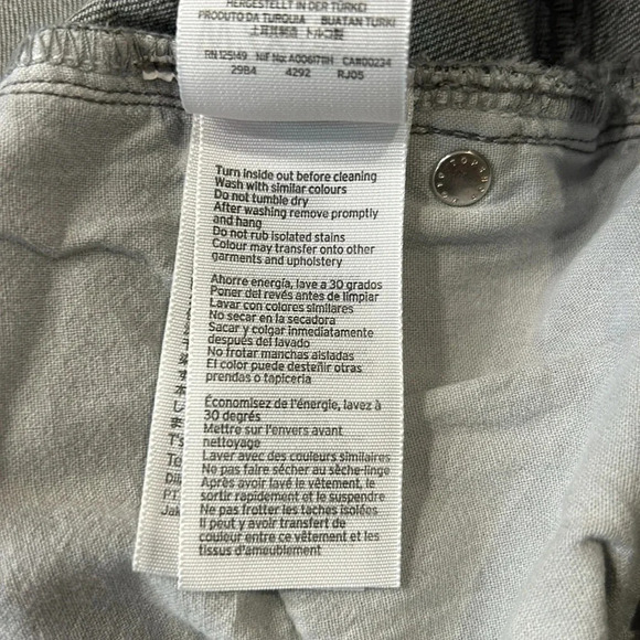 Topshop Moto Raw Hem Straight Jeans Size 28 - Picture 8 of 9